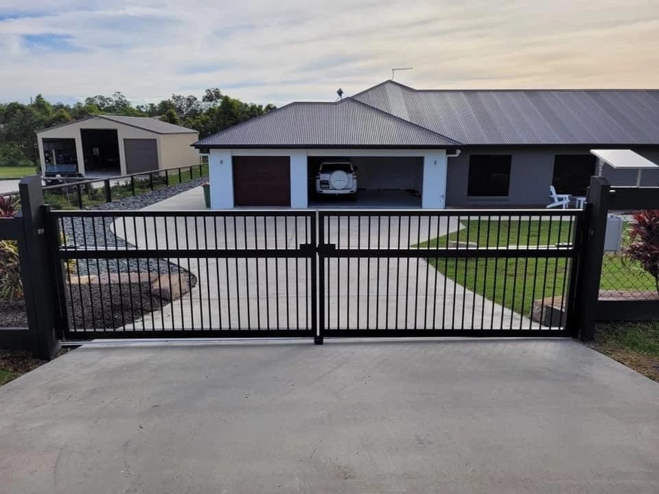 Front Entrance Double Swing Gate Brisbane Front Entrance Double Swing Gate Brisbane