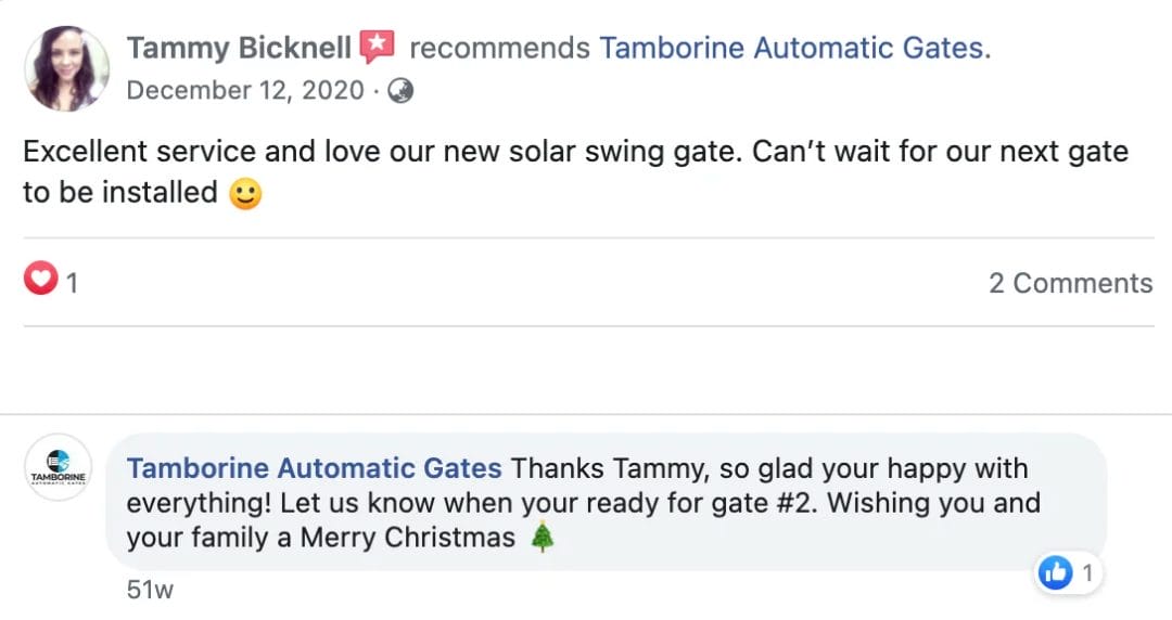 Solar Swing Gate Review Scenic Rim Jimbomba